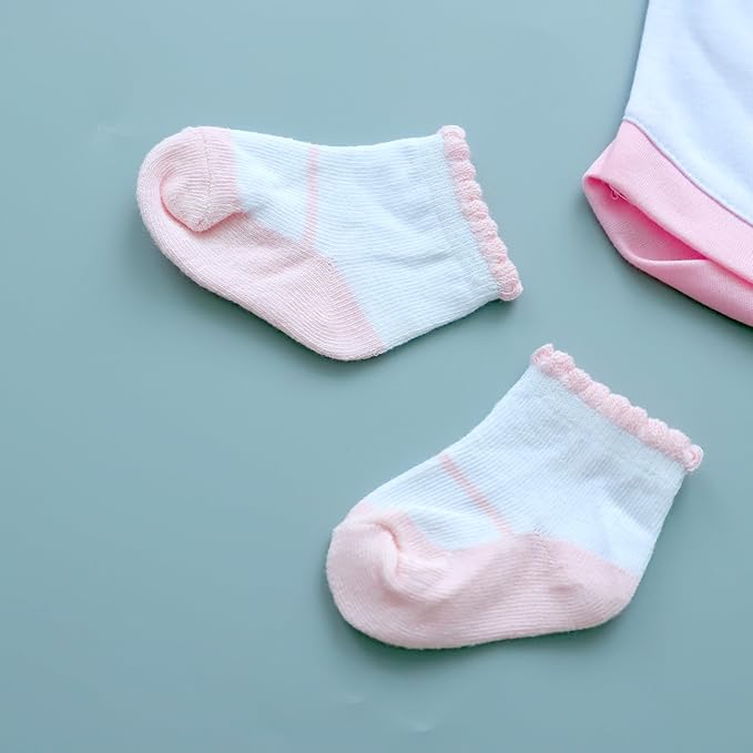Reborn Baby Dolls Clothes for 17-23 Inch Newborn Baby Doll Girl, Baby Doll Clothes Outfit Accessories fit 17-23 Inch Baby Doll Girl