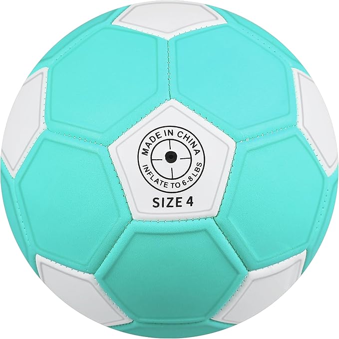 Curve Soccer Ball Size 4, Swerve Soft Balls for Outdoor and Indoor,Size 4 Soccer Ball for Boys and Girls