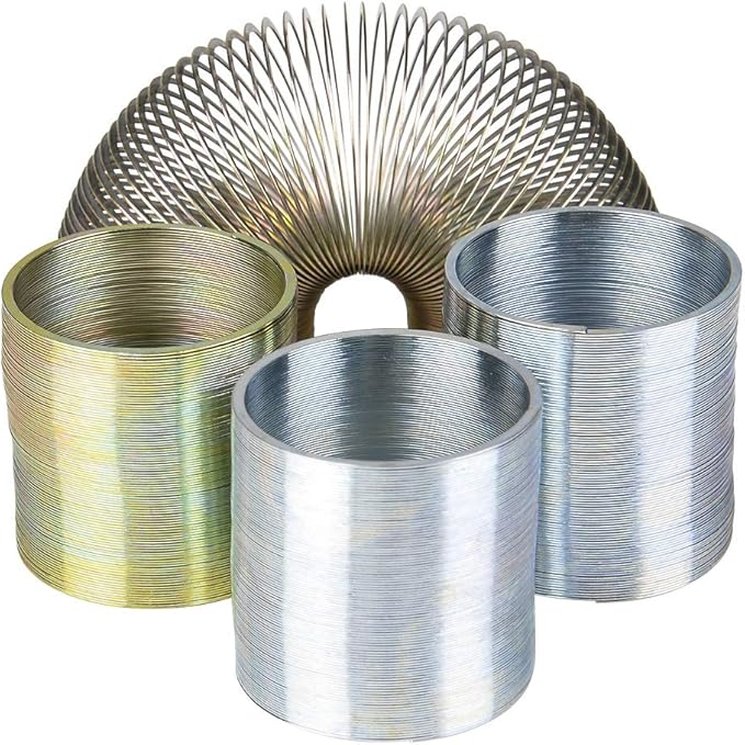 Rhode Island Novelty 12 1 inch Metal Slinky Springs for Party Favors