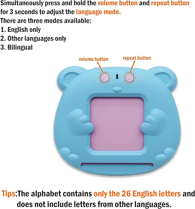 MAYAPHILOS 224 Words Brazil Portuguese and English Talking Flash Cards for Toddlers, Autism Sensory Toys, Portuguese Language Learning Educational Montessori Speech Therapy Toys Gifts for Kids