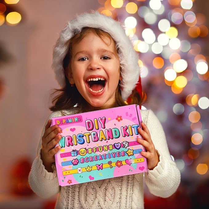 Art & Craft Kits for Kids, DIY Friendship Bracelet Making Kit for Girls, Jewelry Making, Birthday Gifts for Ages 5-12, Toys for Ages 5, 6, 7, 8, 9, 10, 11, 12 Years Old, Party Craft Activity
