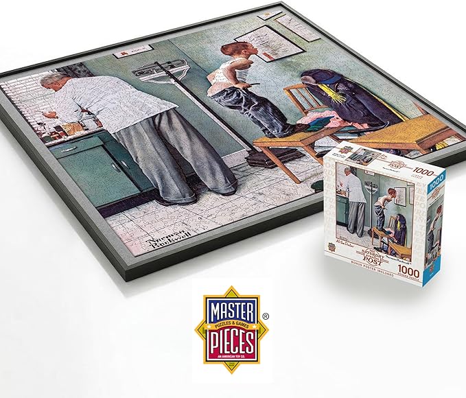 MasterPieces 1000 Piece Jigsaw Puzzle for Adults, Family, Or Youth - at The Doctor - 25"x25"