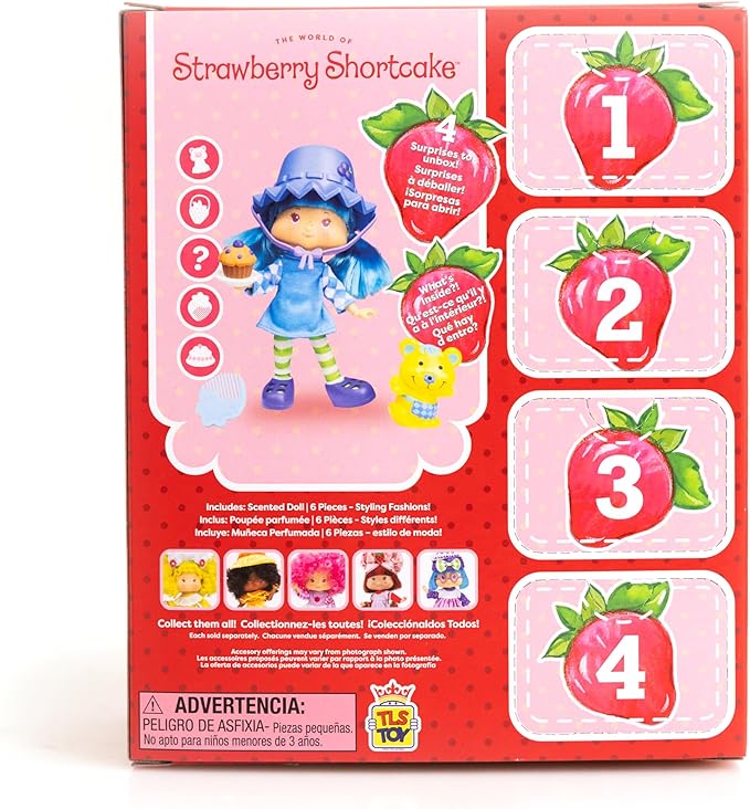 The Loyal Subjects - Strawberry Shortcake - 5.5in Blueberry Muffin Fashion Doll