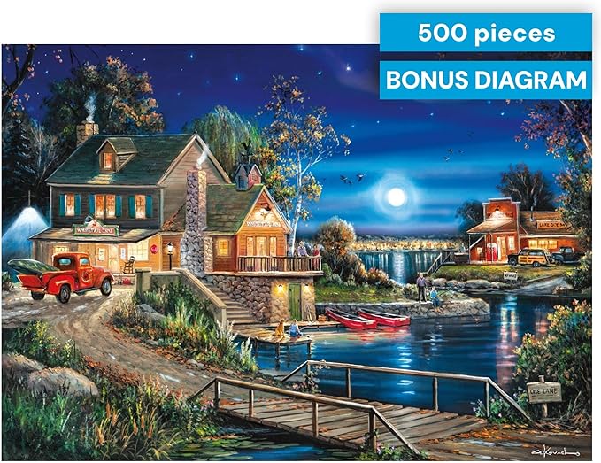 Buffalo Games - Days to Remember - Autumn Memories - 500 Piece Jigsaw Puzzle For Adults - Challenging Puzzle Perfect for Game Nights - 500 Piece Finished Size Is 21.25 x 15.00