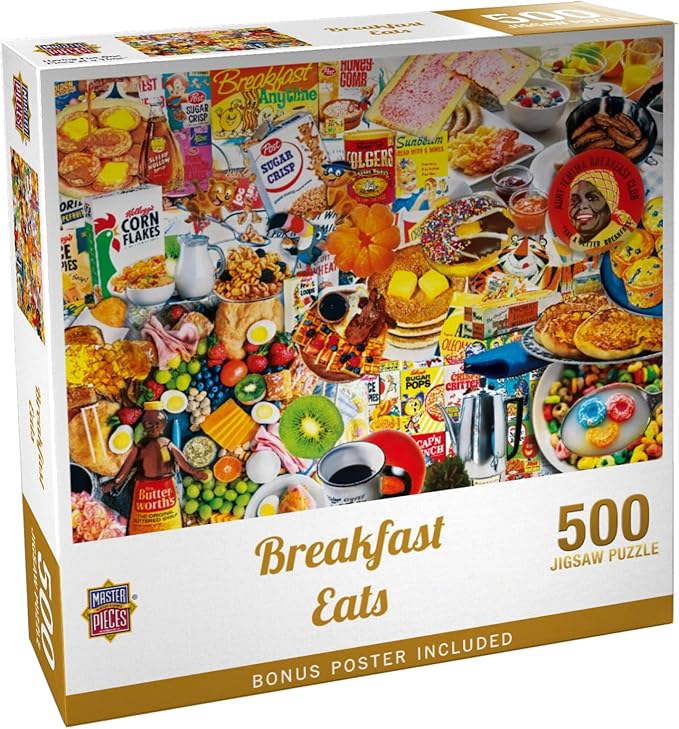 Masterpieces Breakfast Eats Jigsaw Puzzle - 500 Pieces for Adults - Ages 14+