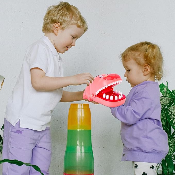 Funny Trick Bear for Family Prank Game Biting Finger Plaything with Smooth Edges Safe Interactive for Birthday and Holiday Fun