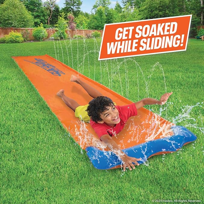 NERF Super Soaker Blast Water Slide – 12 Ft Kids Water Slide for Outdoor Summer Fun