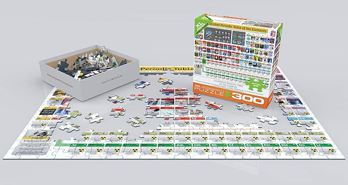 EuroGraphics (EURHR) Illustrated Periodic Table of The Elements 300Piece Puzzle 300Piece Jigsaw Puzzle