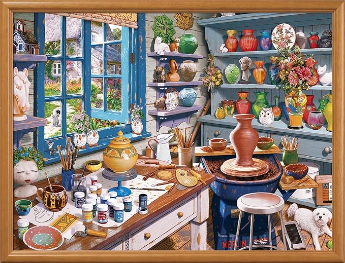 MasterPieces 550 Piece Jigsaw Puzzle for Adults, Family, Or Youth - Garden Getaway - 18"x24"