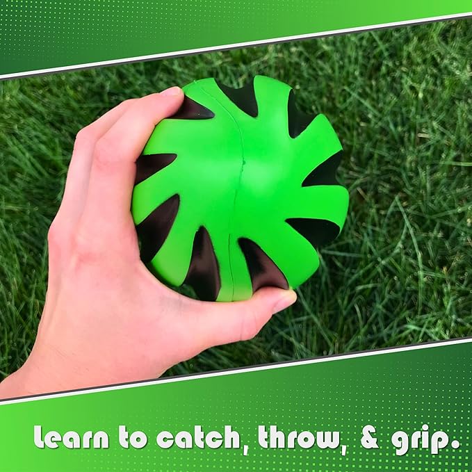 Spiral Foam Football - Soft Foam Football for Kids - 9 Inches - American Football - 1 Each