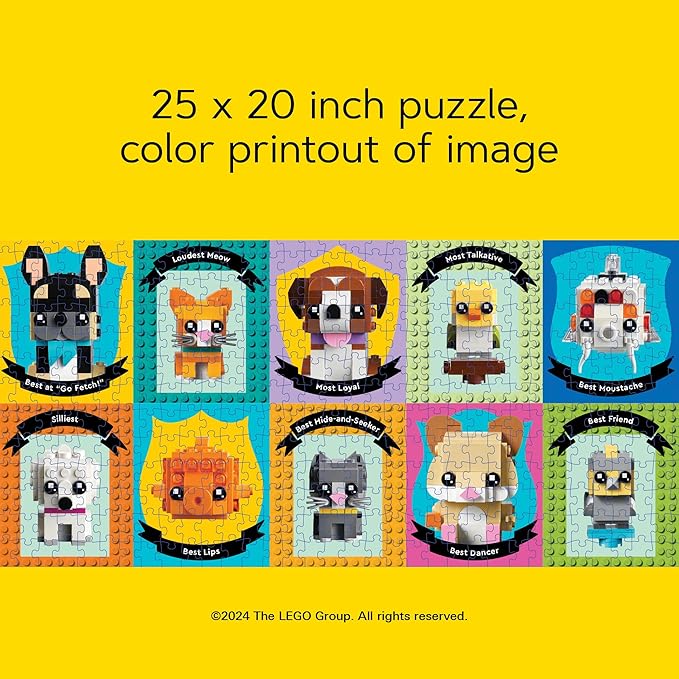 Lego Pet Pals 1000-Piece Jigsaw Puzzle