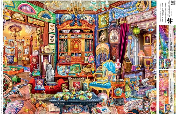 Buffalo Games – Aimee Stewart - Curiosity Shop - 1000 Piece Jigsaw Puzzle - Colorful Puzzles – Precision-Cut Pieces