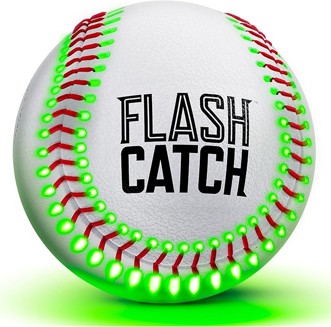 Rechargeable Light Up Baseball - Sports Gifts for Boys - Ball Accessories Gear Gift Ideas for Teenage Boy - Glow in Dark Balls - Cool Stuff for Teen Kids Age 8, 9, 10, 11, 12, 13, 14 Year