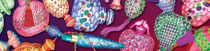 Ceaco - 750 Piece Jigsaw Puzzle - Parvanah Holloway - Glitter - Perfect Perfumes - Relaxing and Fun Activity for Adults