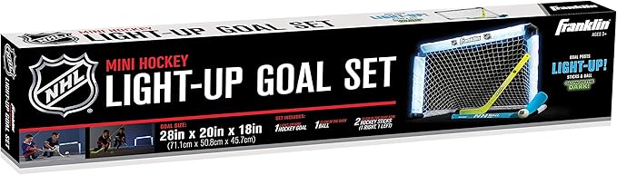 Franklin Sports Light Up Mini Hockey Set