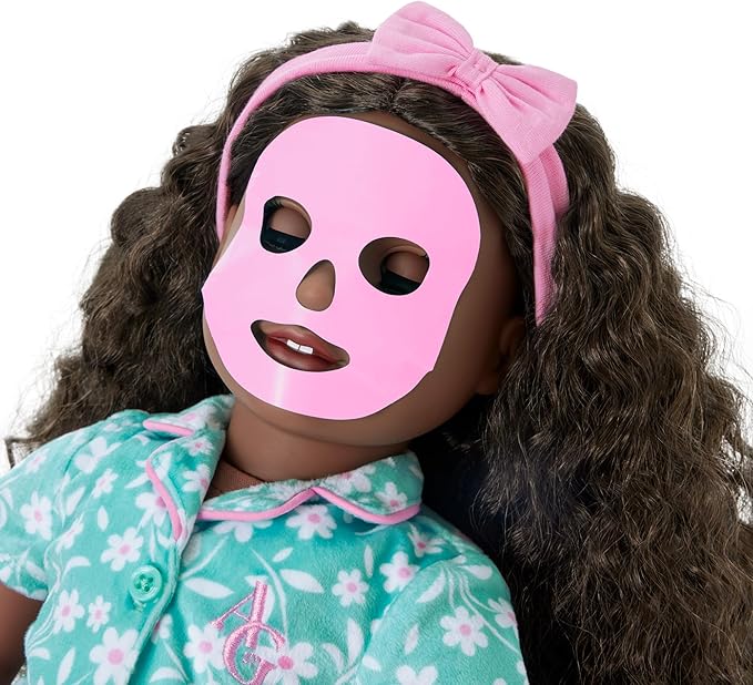 American Girl Truly Me, 18-inch Doll Playsets, Best Sleepover Ever! Spa Set, Self-Care Accessories, Ages 6+