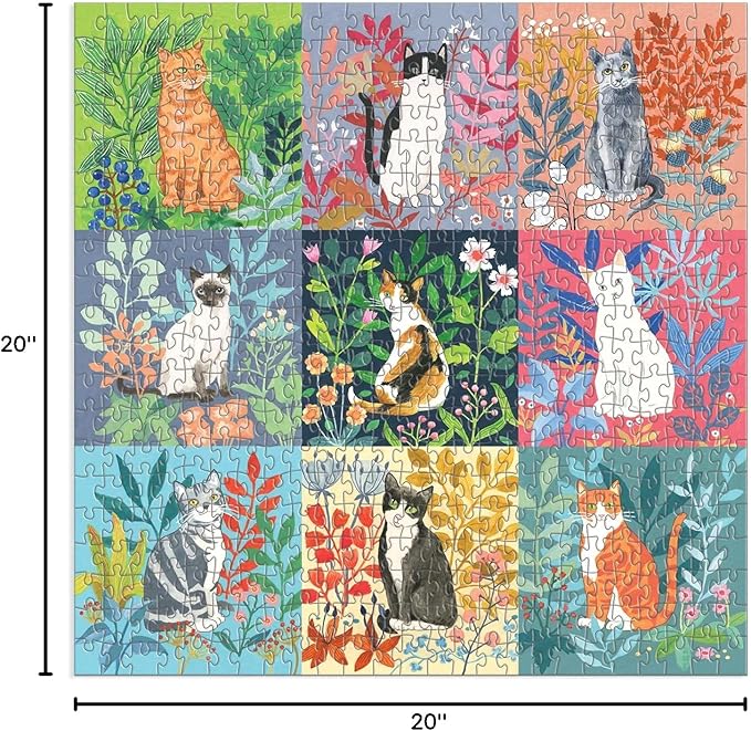 Good Puzzle Co. Cats and Flowers