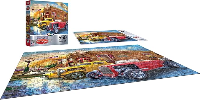 RoseArt - American Nostalgia - American Grill - 550 Piece Jigsaw Puzzle for Adults