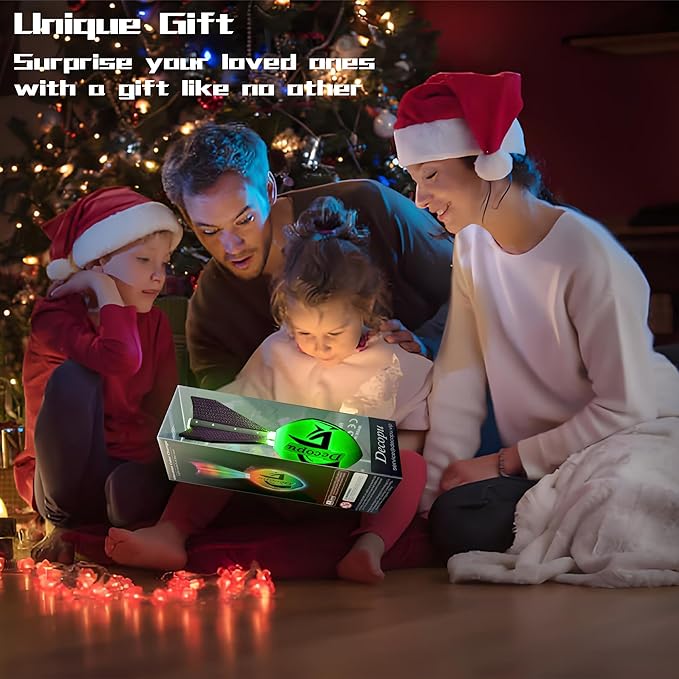 Rechargeable Glow in The Dark Light Up Football-7RGB Color Changing LED, Impact-Responsive, Durable Foam (No Pump), Perfect for Beach/Park/Backyard, Birthday Gift for Boys 6-15 Years Old