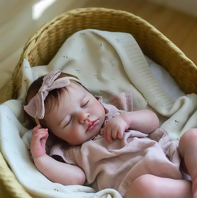 Zero Pam Reborn Baby Dolls-20 in Reborn Baby Dolls Silicone Full Body, Anatomically Correct Realistic Babys Doll, Full Silicone Real Life Newborn Doll (Modern)