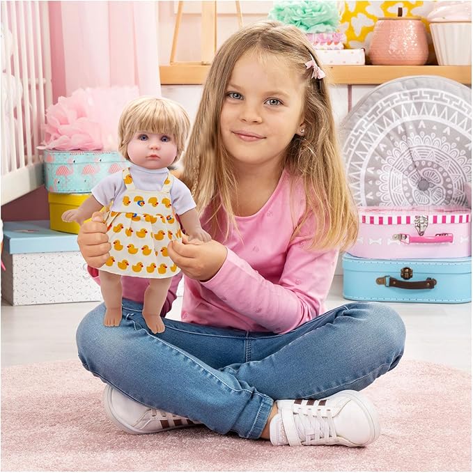 Alive Doll Clothes and Accessories - Baby Doll Dresses Fit for 10 11 12 Inch Girl Dolls, 6 Sets Dolls Outfits Include Dresses, Pajamas, One-Piece Suit, Jumpsuits, for Girls Gifts Christmas