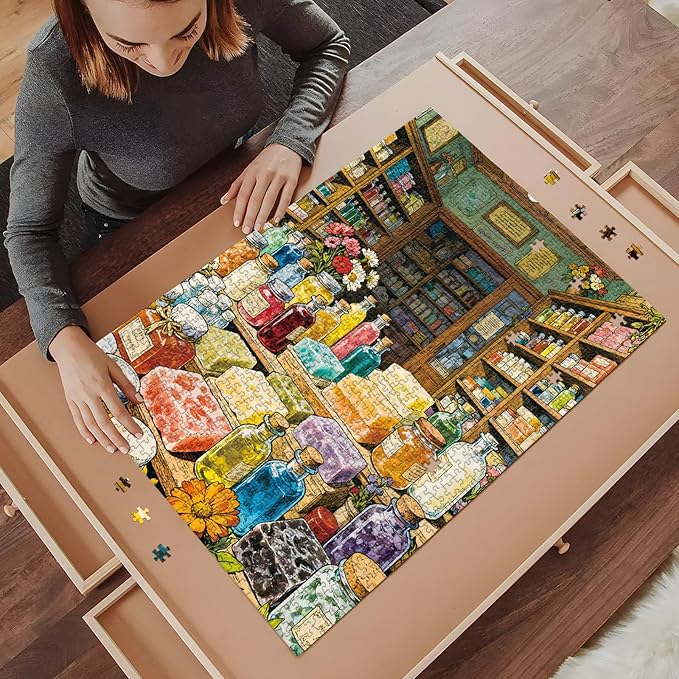 Puzzle for Adults 1000 Pieces,Soap Shop Puzzle, Challening Impossible Difficult Hard Fun 1000 Pieces Jigsaw Puzzles for Adults