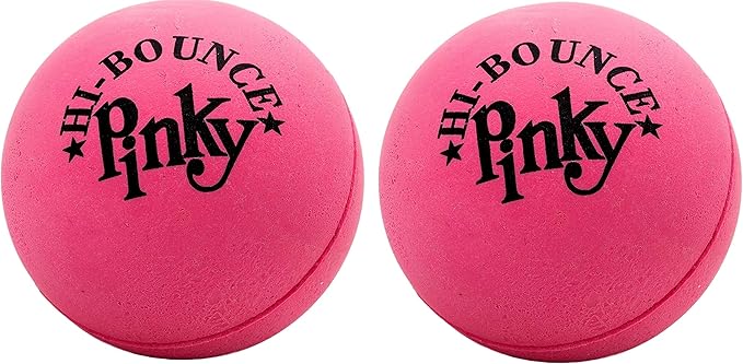 JA-RU Hi-Bounce Pinky Ball (3 Bouncy Balls) Bouncing Balls for Kids. Stress Ball, Massage Therapy. Sports Indoor & Outdoor Playground Toy, Bulk Party Favor, Stocking Stuffers 976-3p
