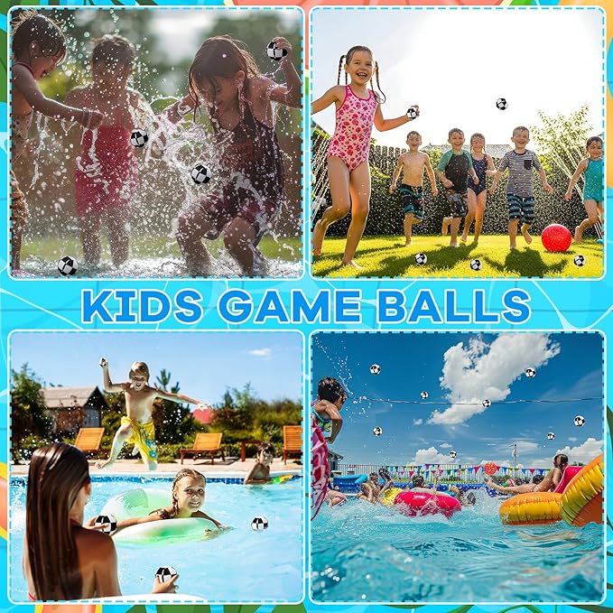24 Pack Race Car Party Favors Reusable Water Balls Bomb for Pool, 2 Inch Water Balls Bulk Black and White Plaid Absorbent Pool Toys for Kids Beach Racing Car Party Supplies