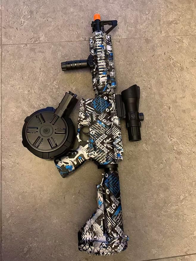 Large Gel Splat Blaster, Electric Gel Splat Blasters Kit, for Team Game-Optimal Gifts - Ages 14 +