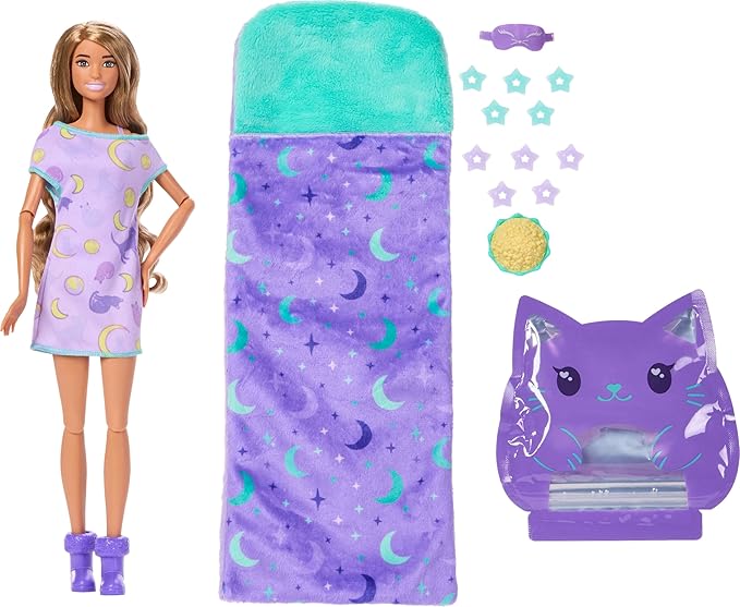 Barbie Sleepover Reveal Doll and Accessories