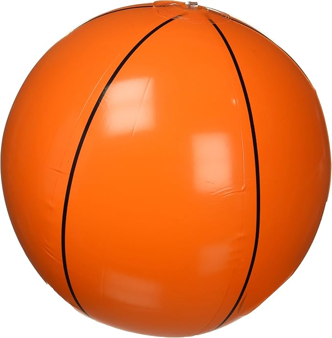 Rhode Island Novelty Inflatable Basketballs ~ 1 Dozen Basketball inflates ~ 16 inches ~ Sports Themed Birthday Favor ~ Decor Pool Beach Party