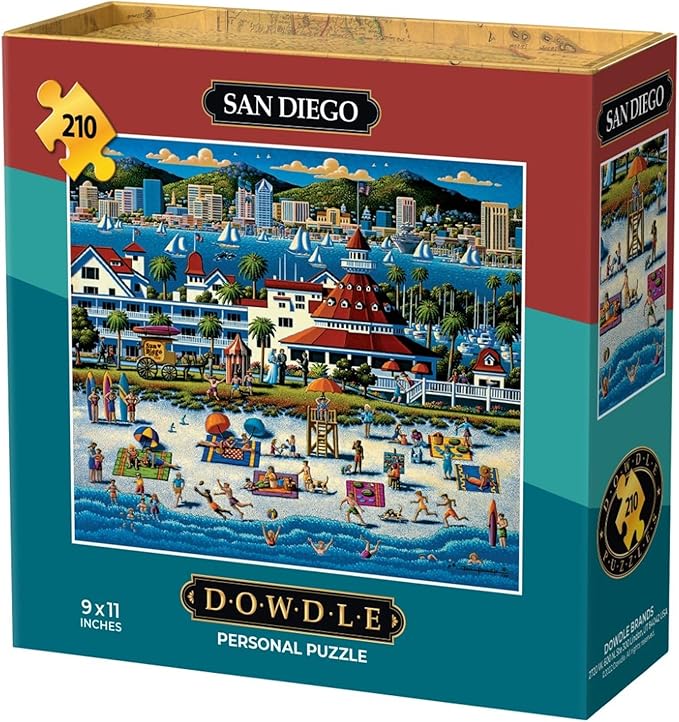 Dowdle Personal Puzzle - San Diego - 210 Piece