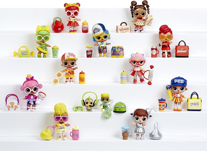 L.O.L. Surprise! Loves Mini Sweets Dolls with 8 Surprises in Paper Ball, Candy Theme, Accessories, Collectible Doll, Holiday Toy, Stocking Stuffers, Gift for Kids Girls Boys Ages 4 5 6 Years Old