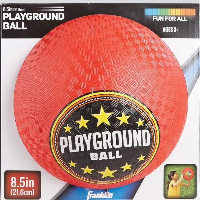 Franklin Sports Industry 8-1/2'Rubb Ball Asstd 6325 Pac Games Lawn