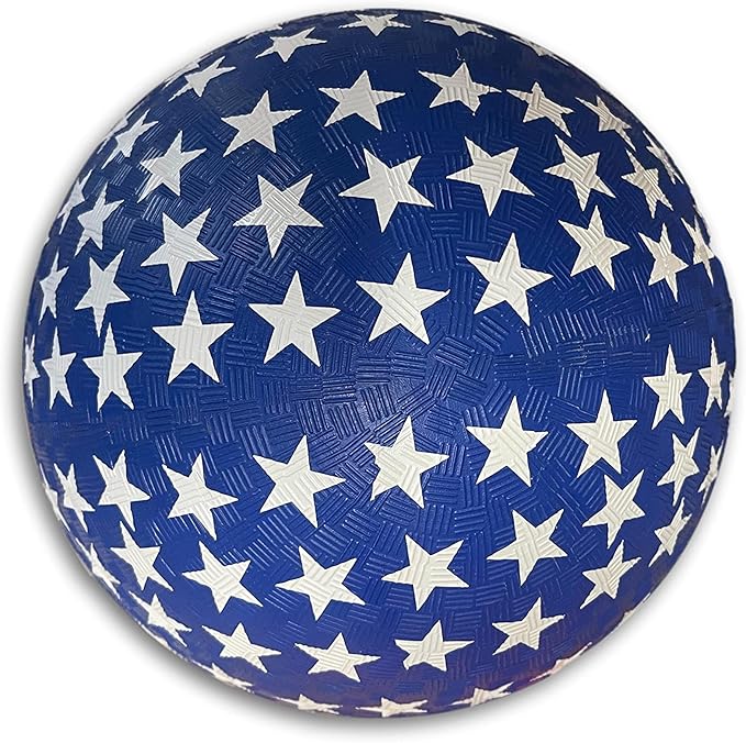 Toys+ 8.5 Inch Playground Balls Red, Blue, Green, Yellow and Rainbow!