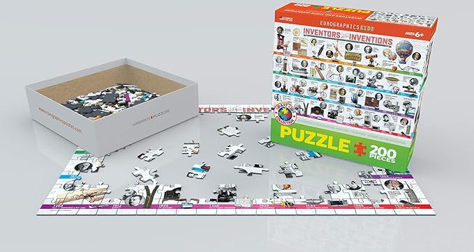 EuroGraphics Great Inventions Jigsaw Puzzle (200-Piece)