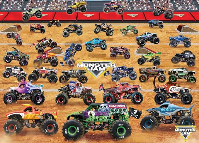 EuroGraphics Monster Jam Truck Lineup