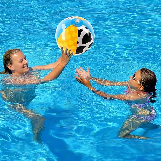 12PCS Beach Ball Set-12Inch Toy-Inspire Game Themed Inflatable Balls for Kids Inspired by Popular Animated Movies,Perfect for Beach Party Games,Summer Pool Fun,Birthday Favors