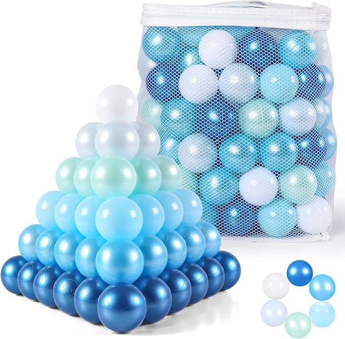 STARBOLO Ball Pit Balls for Toddlers Phthalate Free BPA Free Non-Toxic Crush Proof Play Balls for Toddlers Kids Pool Playhouse Pack of 100 200 500