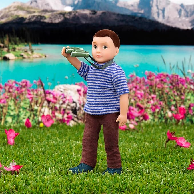 Lori – Mini Boy Doll – 6-Inch Hiker Doll – Hiking Outfit & Accessories – 3+ Years– Sullivan