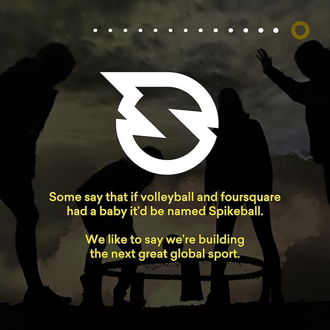 Spikeball The Original Kit 1-Ball Game Set - Outdoor, Yard & Camping Games - Includes Ball, Net, Drawstring Bag & Rulebook Set