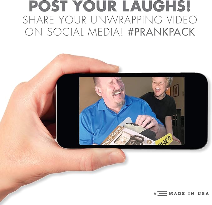 Prank-O Toilet Tunes – Funniest Prank Gift Box | Hilarious Empty Gag Gift for White Elephant & Christmas 2026 | Funny Gift Box for Coworkers, Friends & Men Who Have Everything, As Seen on Shark Tank