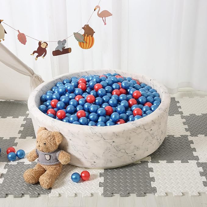 STARBOLO Ball Pit Balls for Toddlers Phthalate Free BPA Free Non-Toxic Crush Proof Play Balls for Toddlers Kids Pool Playhouse Pack of 100 200 500
