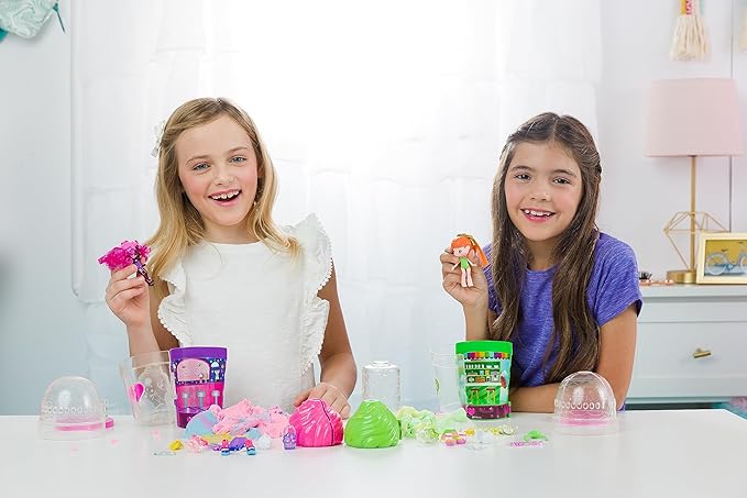 Collectible Dolls, 10 Surprise Pieces, Reusable Fluff & Mold Accessories, Sensory Play, Ages 3+