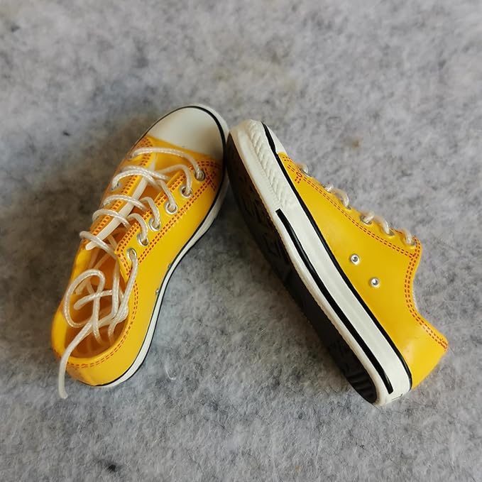 1:6 Scale Figure Shoes Sneakers Shoe for 1/6 12 inch Female Action Figure Phicen TBLeague (Yellow)