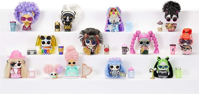L.O.L. Surprise! LOL Surprise Remix Pets 9 Surprises, Real Hair Includes Music Cassette Tape with Surprise Song Lyrics, Accessories, Dolls