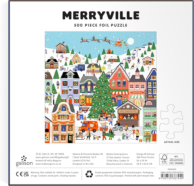 Merryville 500 Piece Foil Puzzle