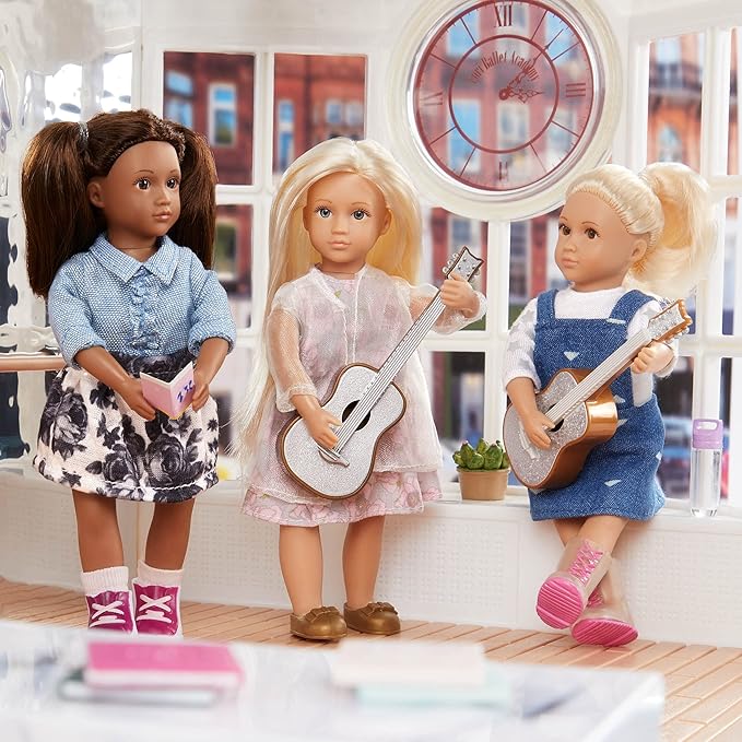 Lori – Mini Doll – 6-Inch Fashion Doll – Stylish Outfit – Jacket, Dress & Shoes – 3+ Years– Perla