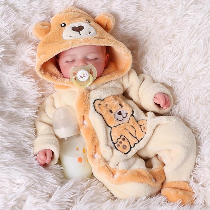 BABESIDE Lifelike Reborn Baby Dolls Boy - 20 Inch Realistic Newborn Baby Doll with Poseable Body, Real Life Baby Dolls with Accessories for 3+ Year Old Girls Gifts, Pretend Play, Collection