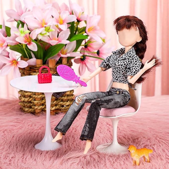 Bencailor 6 Pcs Short Doll Pants Clothes Shorts Smart Clothes Accessories for Christmas 8-12 Inch Dolls, 6 Colors(Style 1)